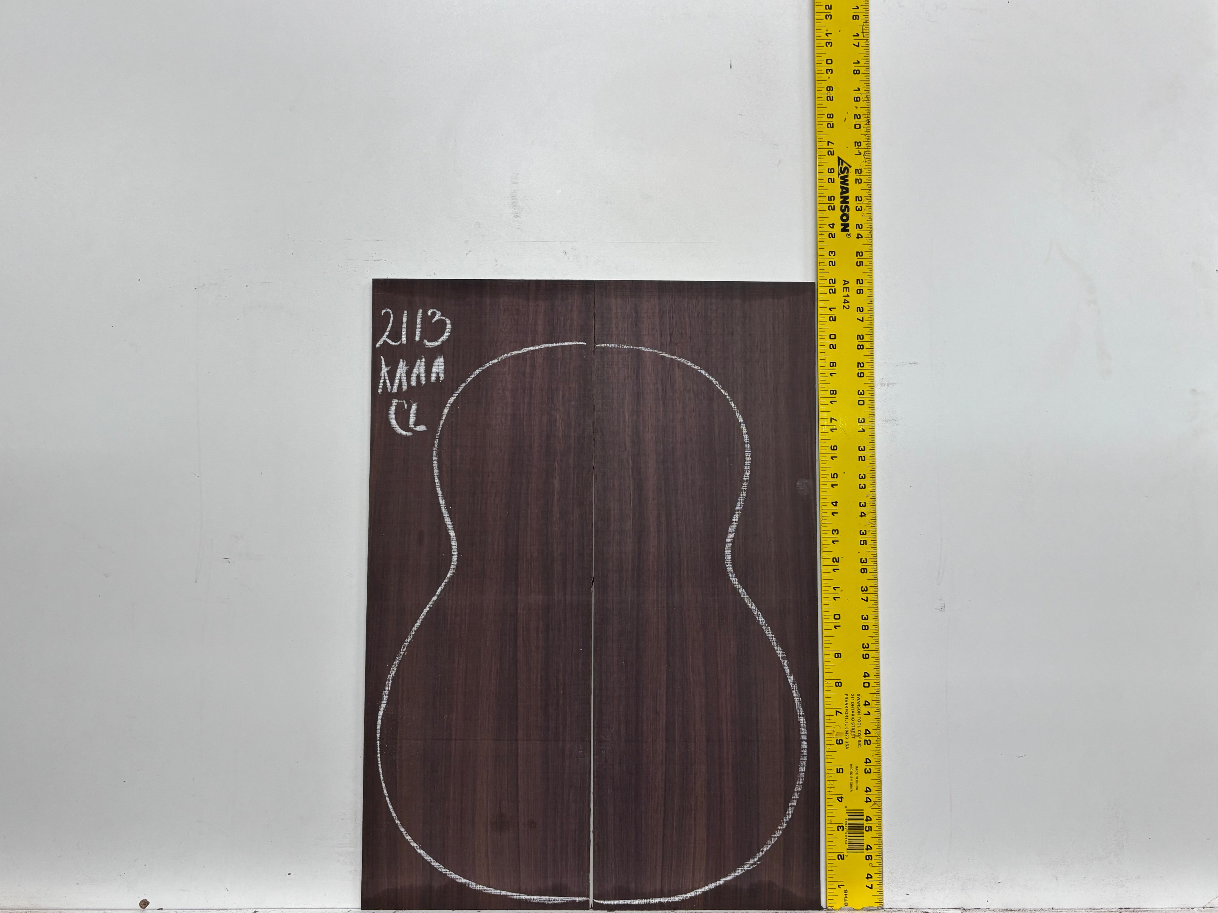 East Indian Rosewood Classical AAAA Grade Guitar Back & Side Set #2113 - Exotic Wood Zone