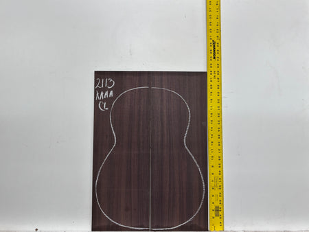East Indian Rosewood Classical AAAA Grade Guitar Back & Side Set #2113 - Exotic Wood Zone