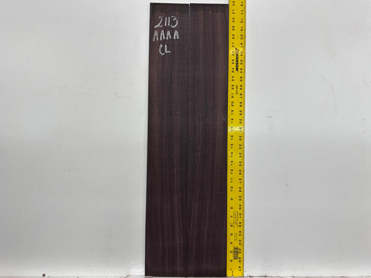 East Indian Rosewood Classical AAAA Grade Guitar Back & Side Set #2113 - Exotic Wood Zone