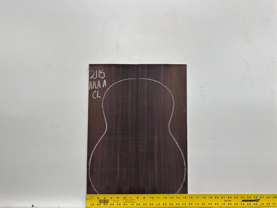 East Indian Rosewood Classical AAAA Grade Guitar Back & Side Set #2115 - Exotic Wood Zone