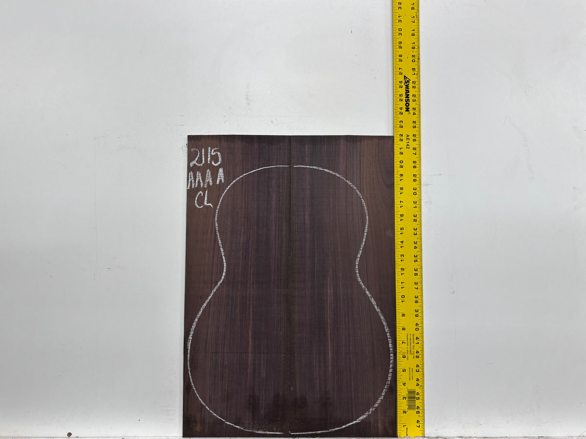 East Indian Rosewood Classical AAAA Grade Guitar Back & Side Set #2115 - Exotic Wood Zone