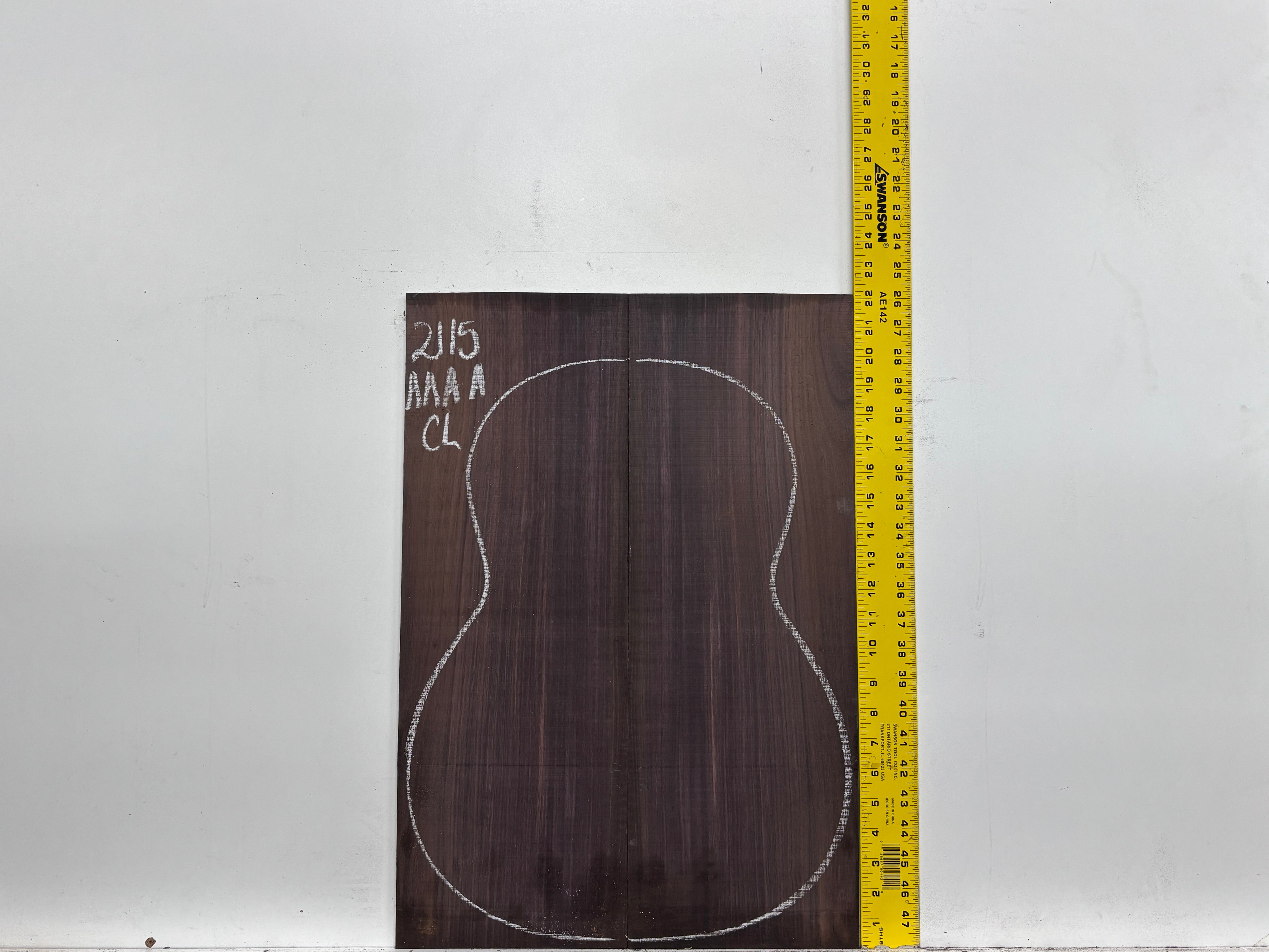 East Indian Rosewood Classical AAAA Grade Guitar Back & Side Set #2115 - Exotic Wood Zone