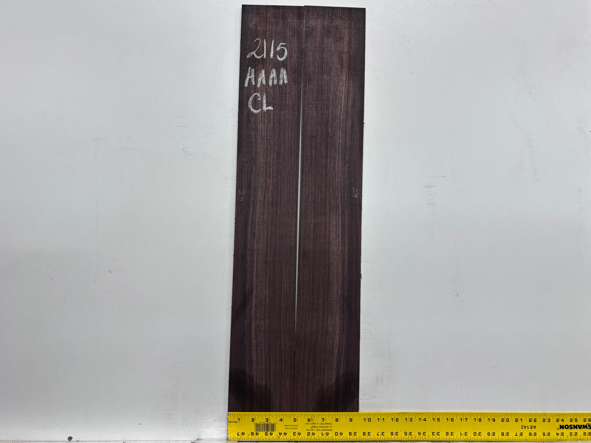 East Indian Rosewood Classical AAAA Grade Guitar Back & Side Set #2115 - Exotic Wood Zone