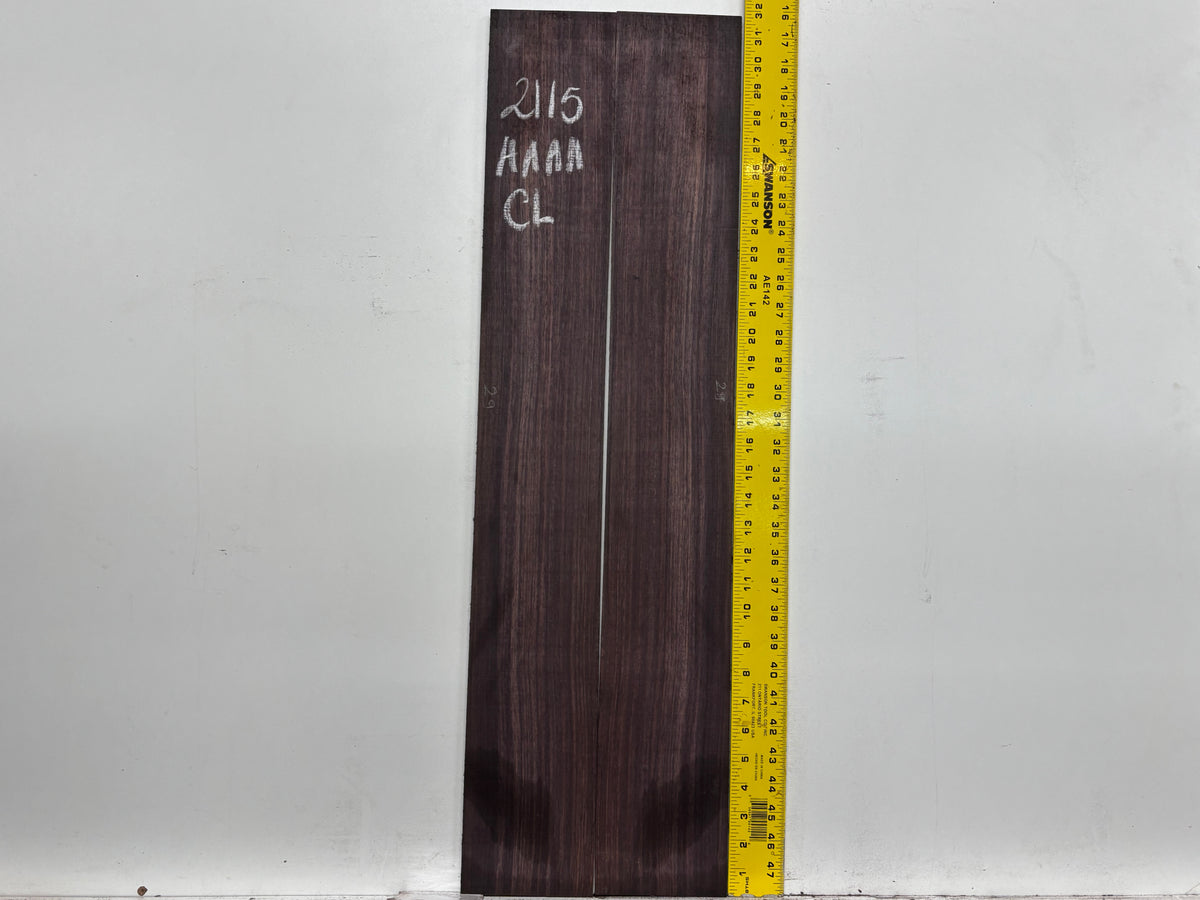 East Indian Rosewood Classical AAAA Grade Guitar Back & Side Set #2115 - Exotic Wood Zone