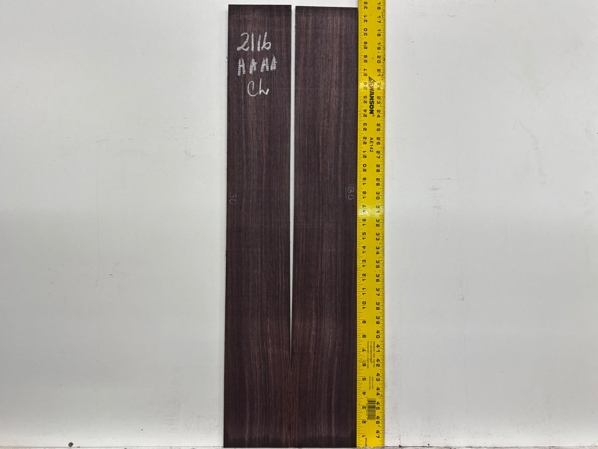 East Indian Rosewood Classical AAAA Grade Guitar Back & Side Set #2116 - Exotic Wood Zone