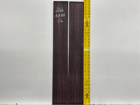 East Indian Rosewood Classical AAAA Grade Guitar Back & Side Set #2116 - Exotic Wood Zone