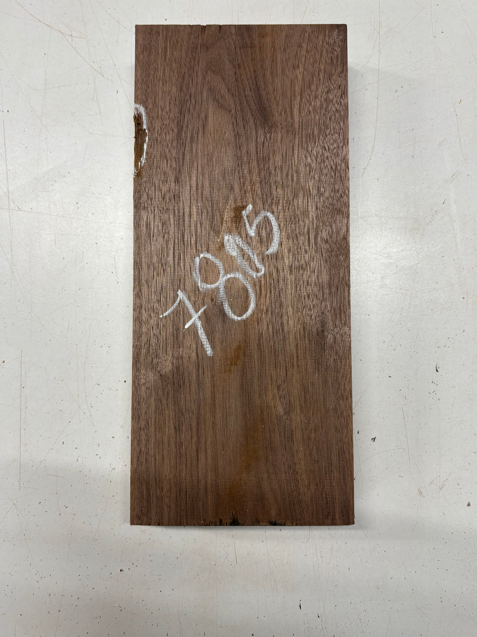 1 Piece, Black Walnut Lumber Board Blank 13"x5-3/4"x1-7/8"#7805 - Exotic Wood Zone