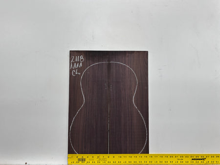 East Indian Rosewood Classical AAAA Grade Guitar Back & Side Set #2118 - Exotic Wood Zone