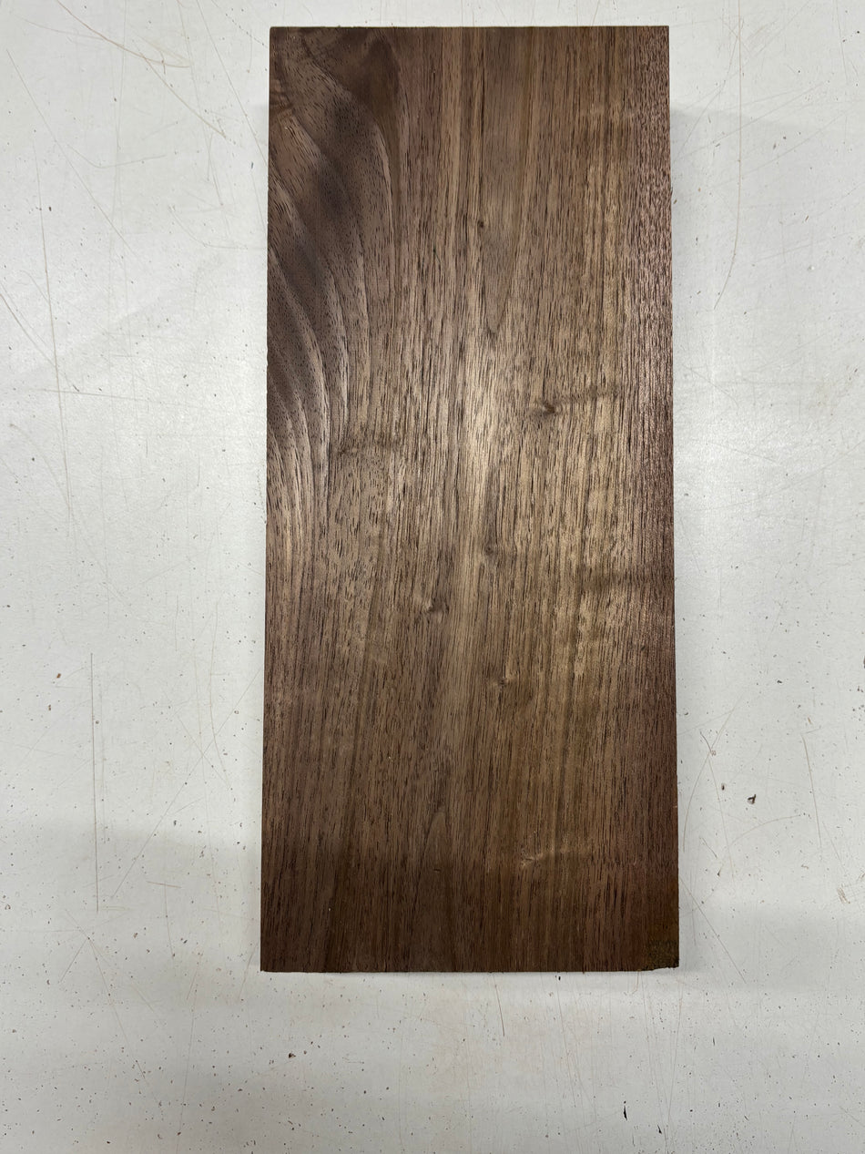 1 Piece, Black Walnut Lumber Board Blank 13"x5-3/4"x1-7/8"#7805 - Exotic Wood Zone