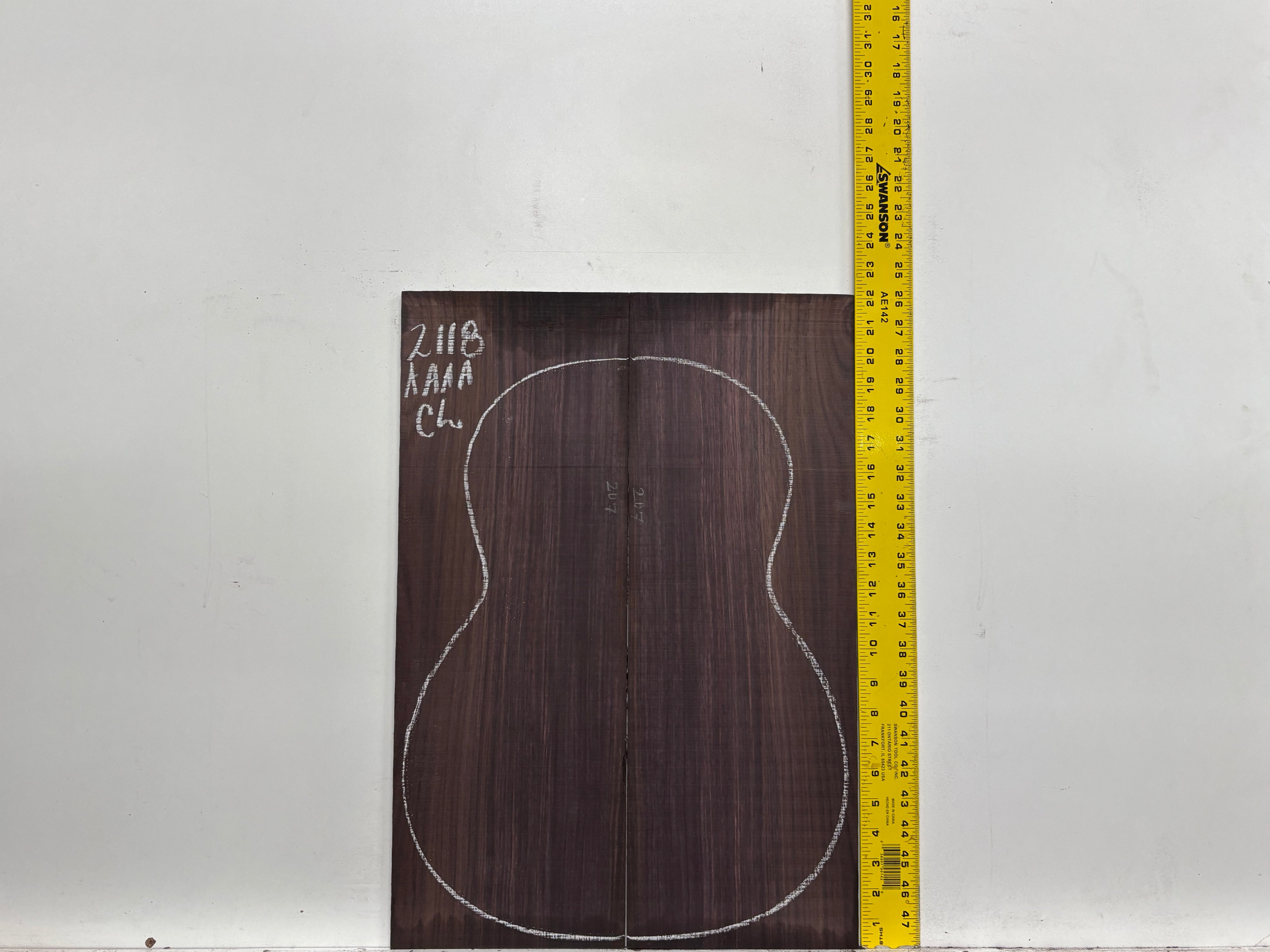 East Indian Rosewood Classical AAAA Grade Guitar Back & Side Set #2118 - Exotic Wood Zone