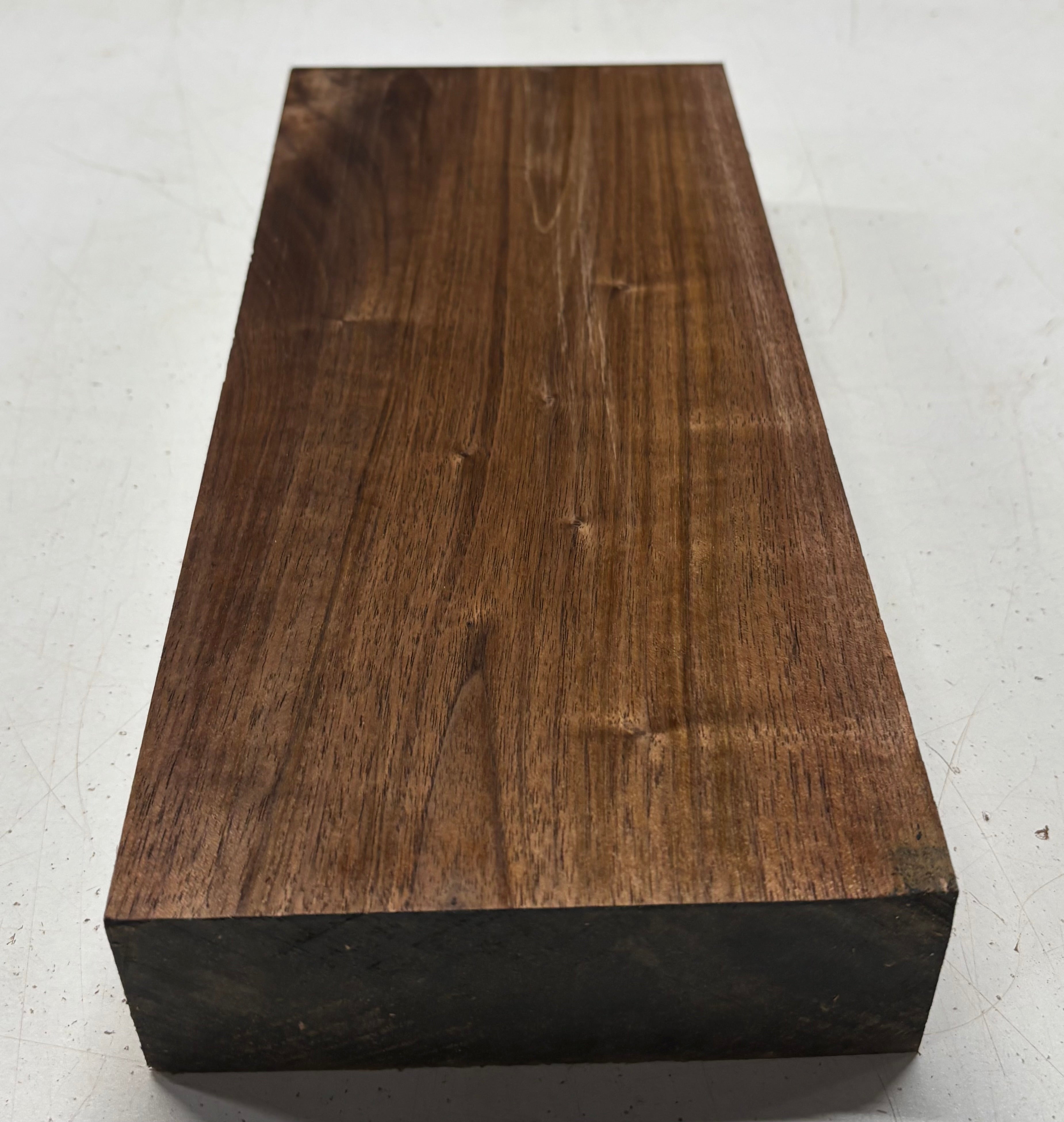 1 Piece, Black Walnut Lumber Board Blank 13"x5-3/4"x1-7/8"#7805 - Exotic Wood Zone