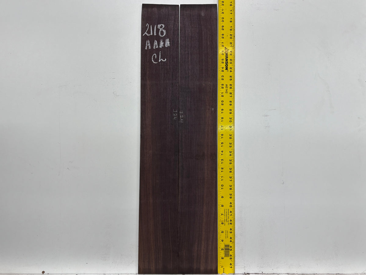 East Indian Rosewood Classical AAAA Grade Guitar Back & Side Set #2118 - Exotic Wood Zone