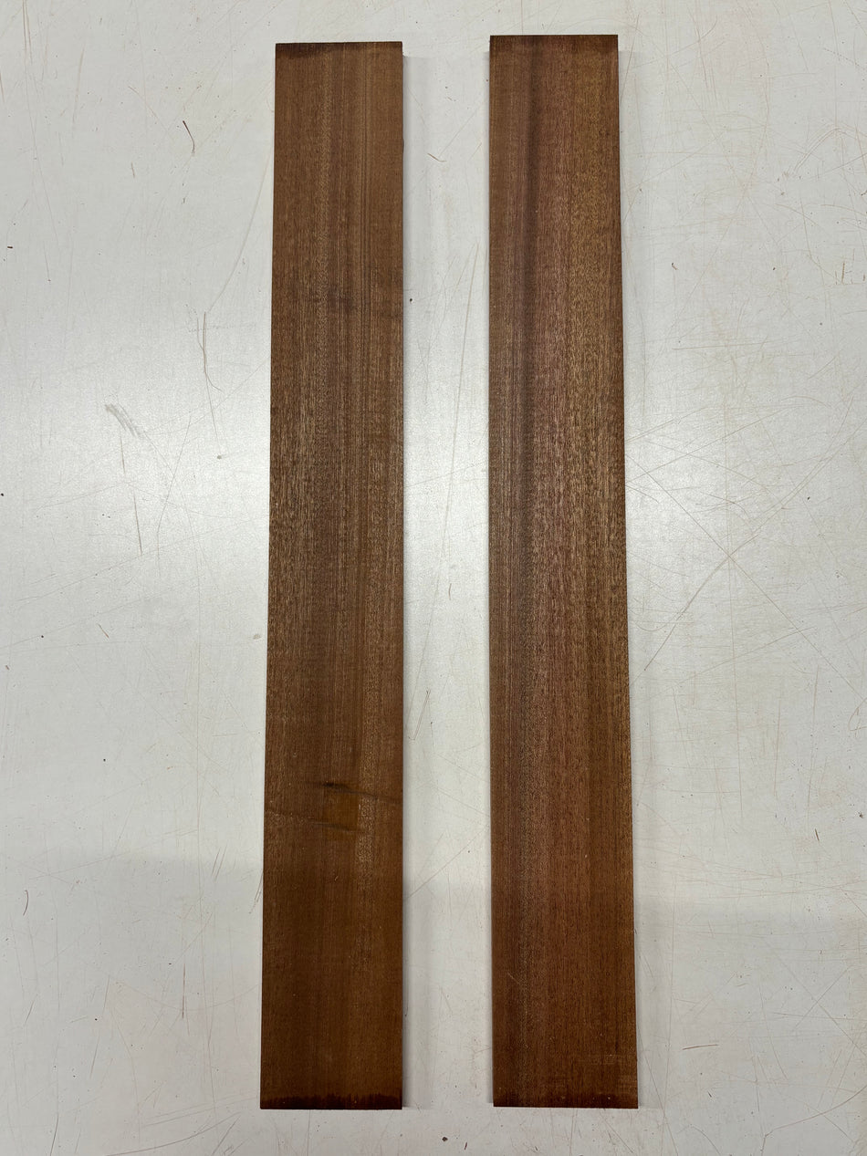 2 Pack, Sapele Fingerboard Blanks - 24"x3"x1/2"#4461