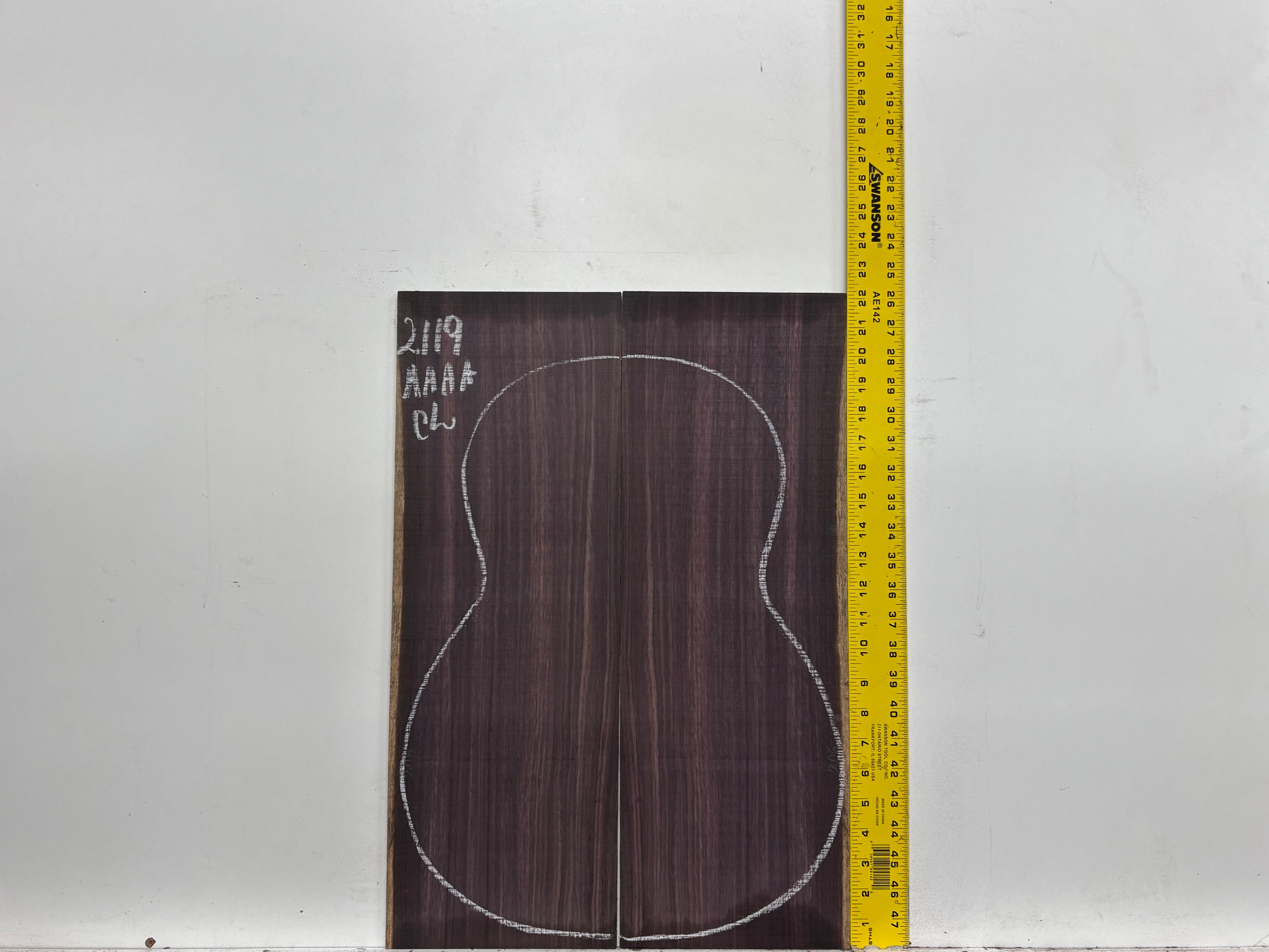 East Indian Rosewood Classical AAAA Grade Guitar Back & Side Set #2119 - Exotic Wood Zone