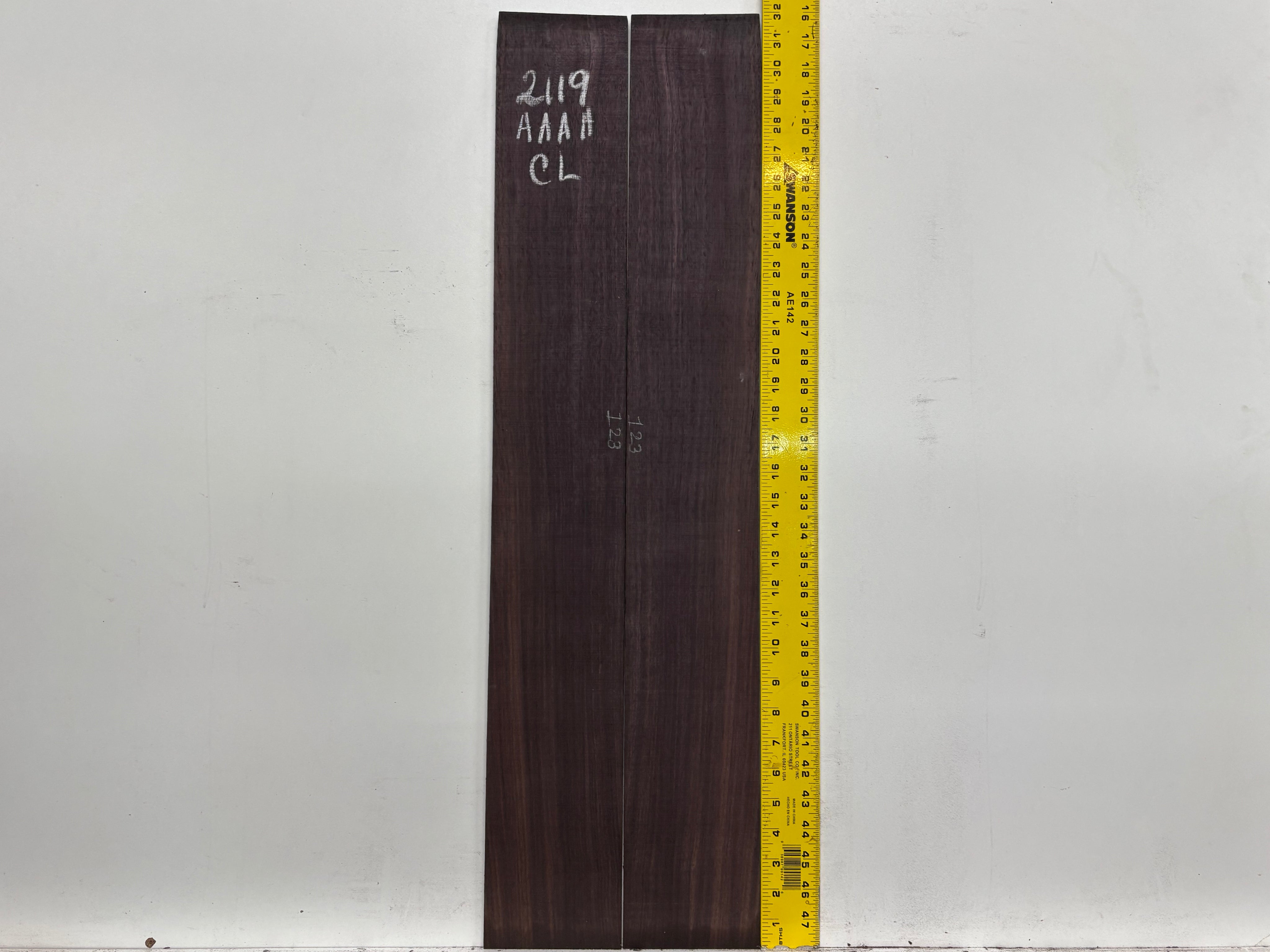 East Indian Rosewood Classical AAAA Grade Guitar Back & Side Set #2119 - Exotic Wood Zone