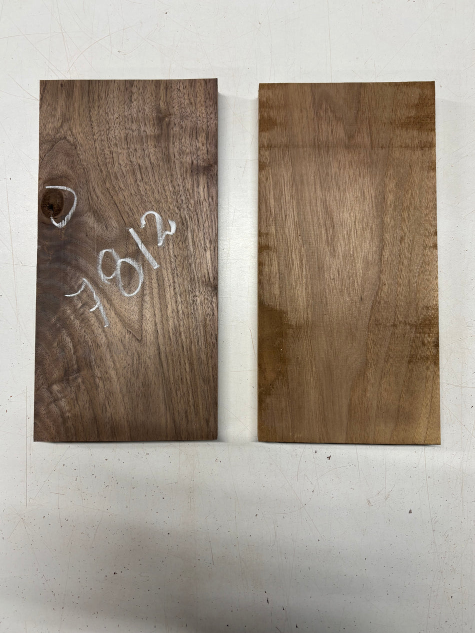 2 Pack, Walnut Thin Stock Lumber 11-7/8"x5-7/8"x7/8"#7812 - Exotic Wood Zone