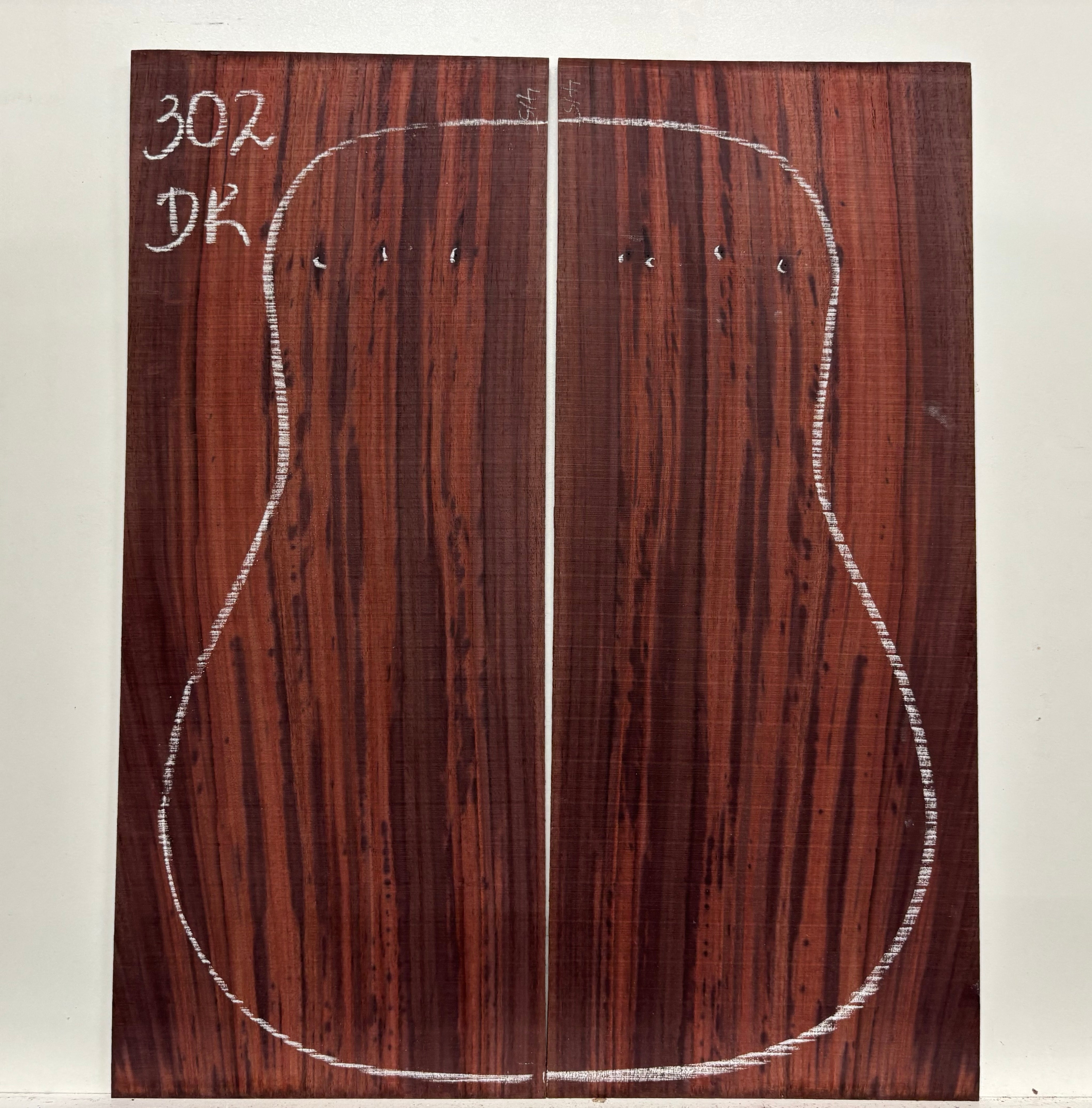 Royal Indian Rosewood Dreadnought Guitar Back Set #302 Exotic Wood Zone 