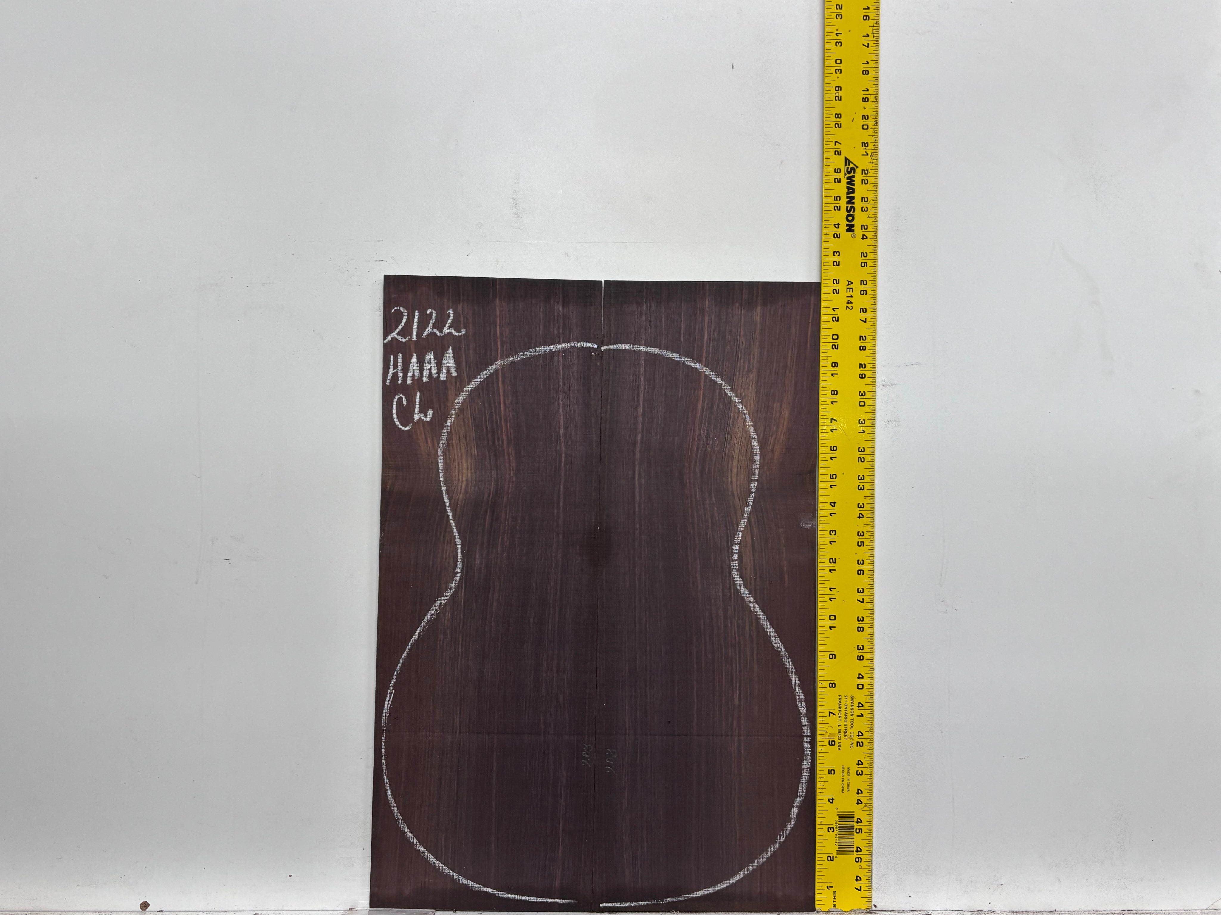 East Indian Rosewood Classical AAAA Grade Guitar Back & Side Set #2122 - Exotic Wood Zone