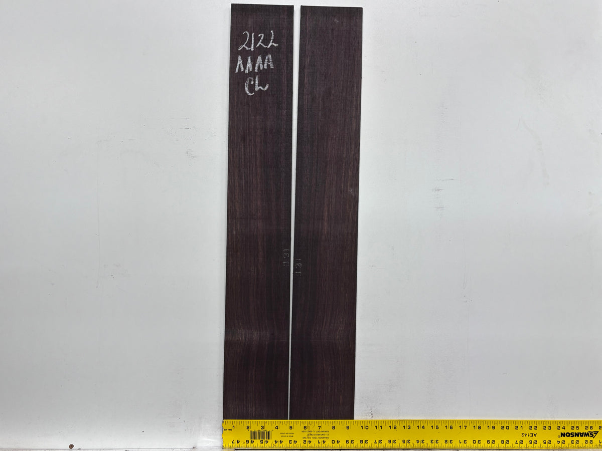 East Indian Rosewood Classical AAAA Grade Guitar Back & Side Set #2122 - Exotic Wood Zone
