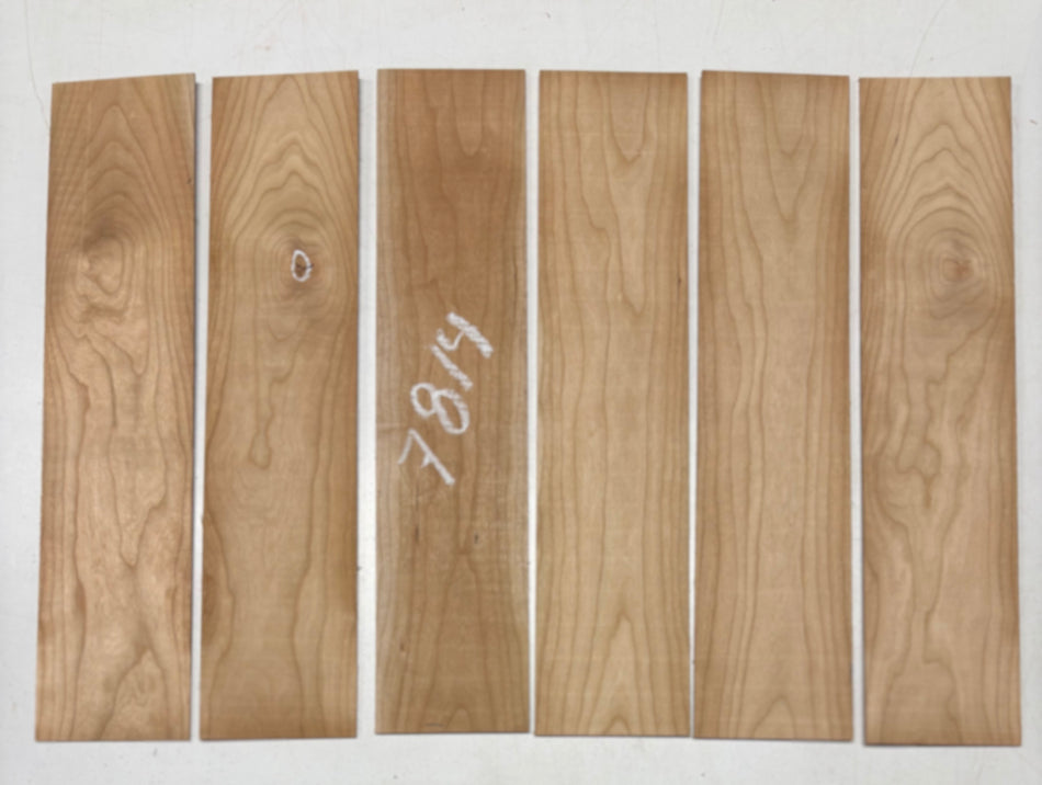 6 Pack, Cherry Thin Stock Lumber 18"x4"x1/16"#7814 - Exotic Wood Zone