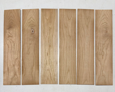 6 Pack, Cherry Thin Stock Lumber 18"x4"x1/16"#7814 - Exotic Wood Zone