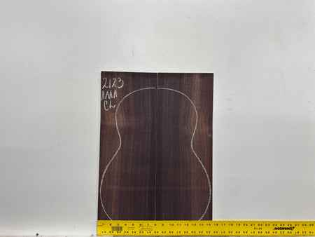 East Indian Rosewood Classical AAAA Grade Guitar Back & Side Set #2123 - Exotic Wood Zone