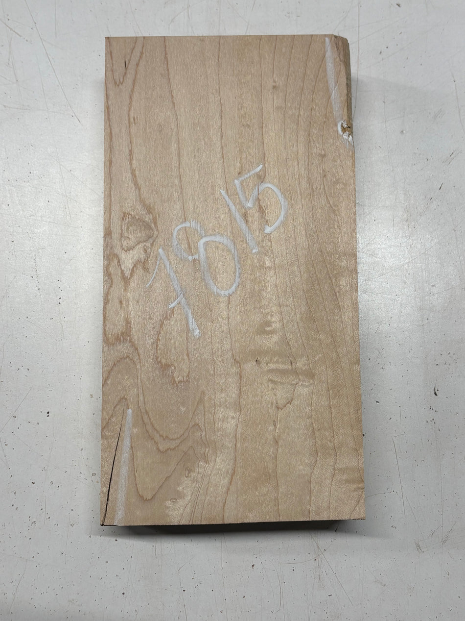 1 Piece, Hard Maple Lumber Board Blank 10-1/2"x4-1/2"x2"#7815 - Exotic Wood Zone