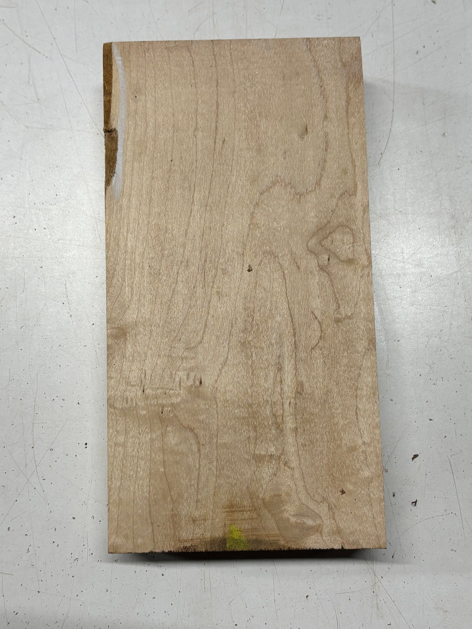 1 Piece, Hard Maple Lumber Board Blank 10-1/2"x4-1/2"x2"#7815 - Exotic Wood Zone