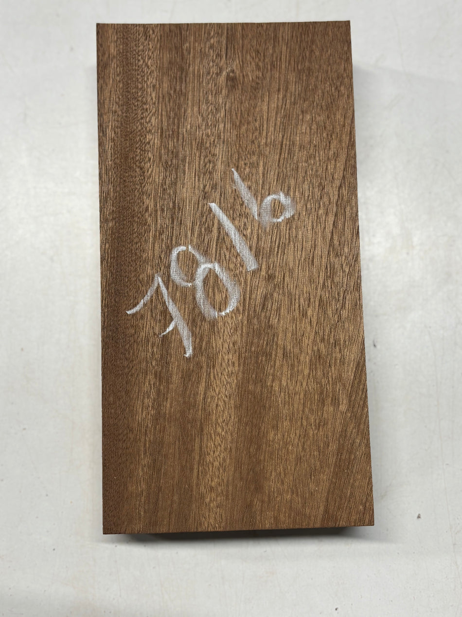 1 Piece, Sapele Lumber Board Blank 10-1/2'x5-1/2"x1-7/8"#7816 Exotic Wood Zone New 