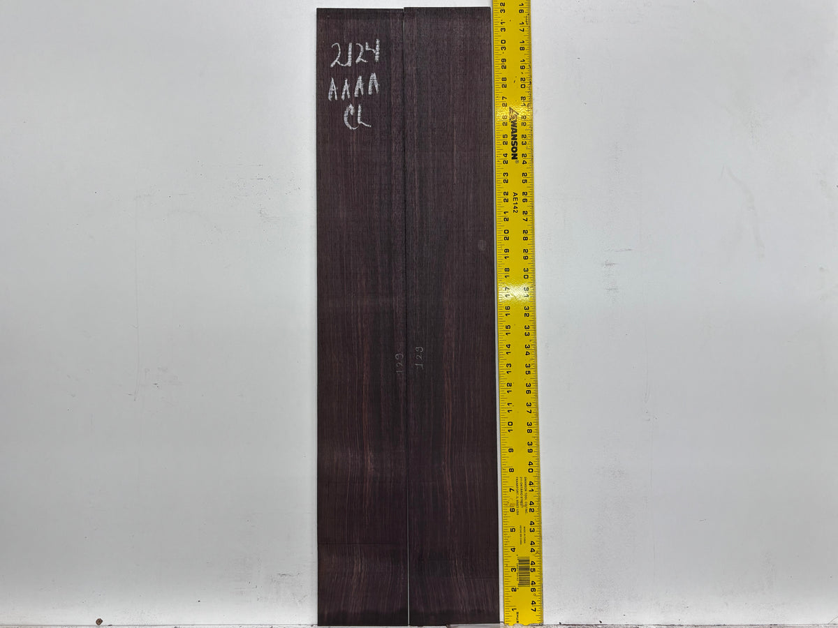 East Indian Rosewood Classical AAAA Grade Guitar Back & Side Set #2124 - Exotic Wood Zone