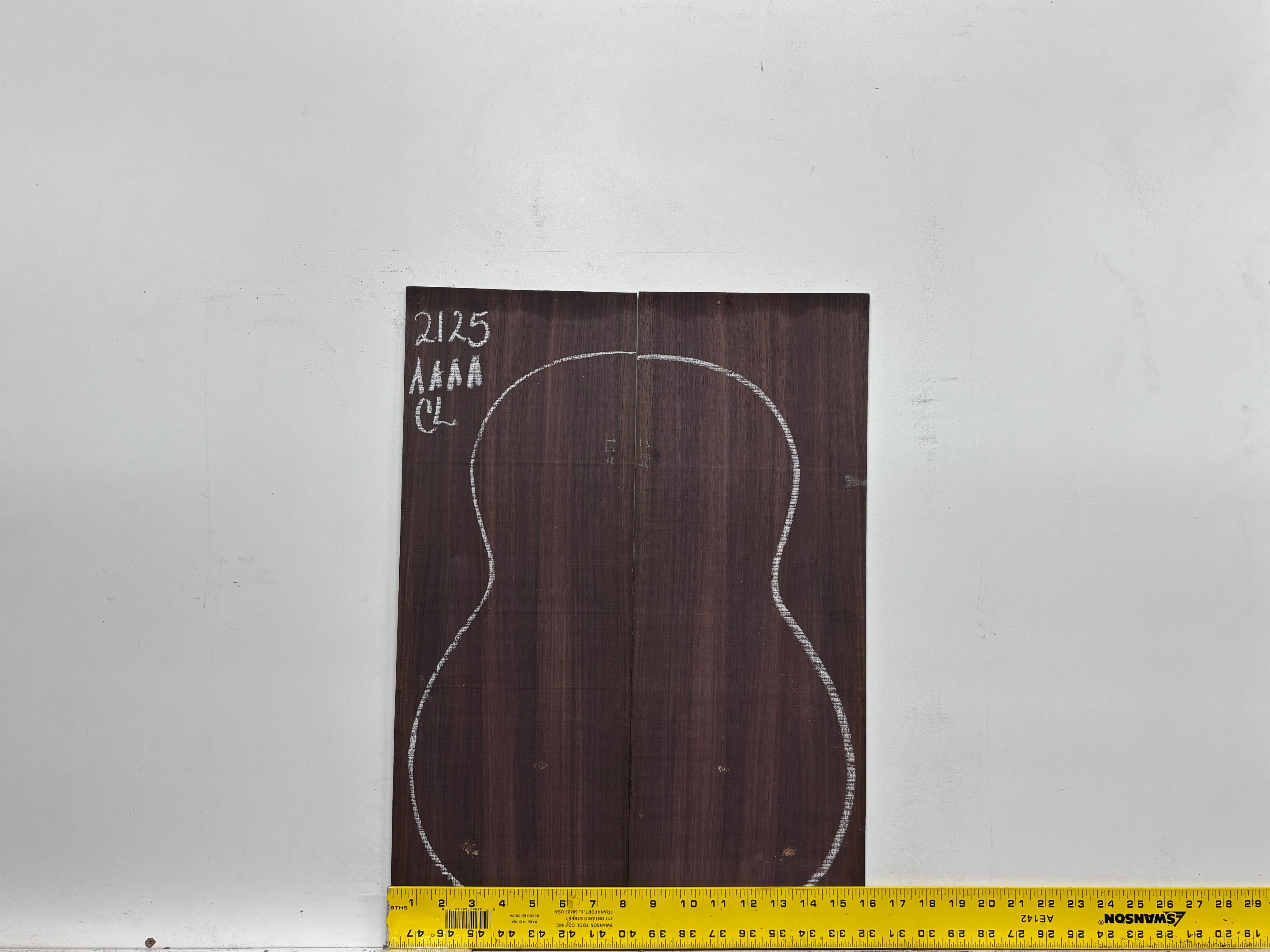 East Indian Rosewood Classical AAAA Grade Guitar Back & Side Set #2125 - Exotic Wood Zone