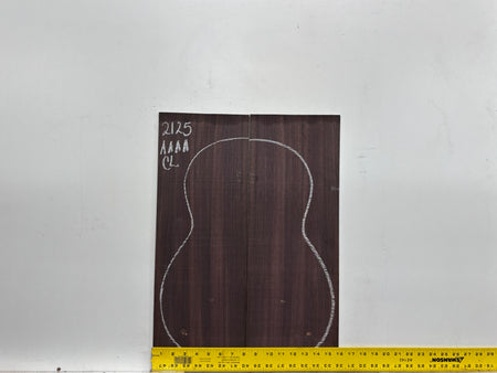 East Indian Rosewood Classical AAAA Grade Guitar Back & Side Set #2125 - Exotic Wood Zone