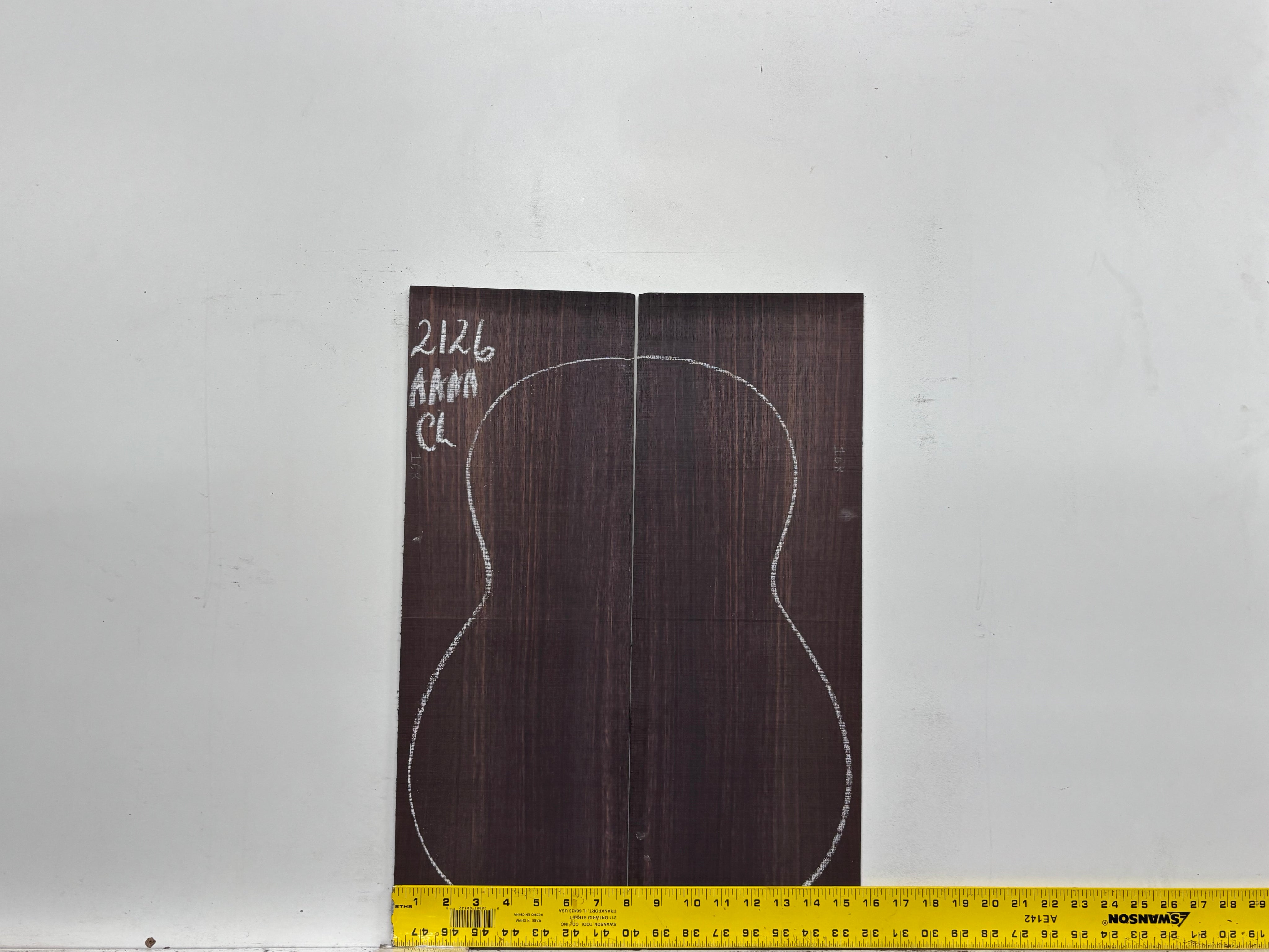 East Indian Rosewood Classical AAAA Grade Guitar Back & Side Set #2126 - Exotic Wood Zone