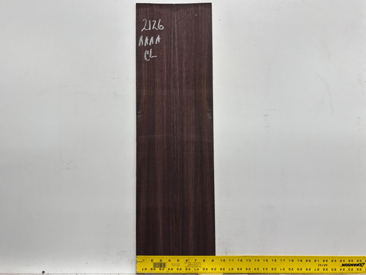 East Indian Rosewood Classical AAAA Grade Guitar Back & Side Set #2126 - Exotic Wood Zone
