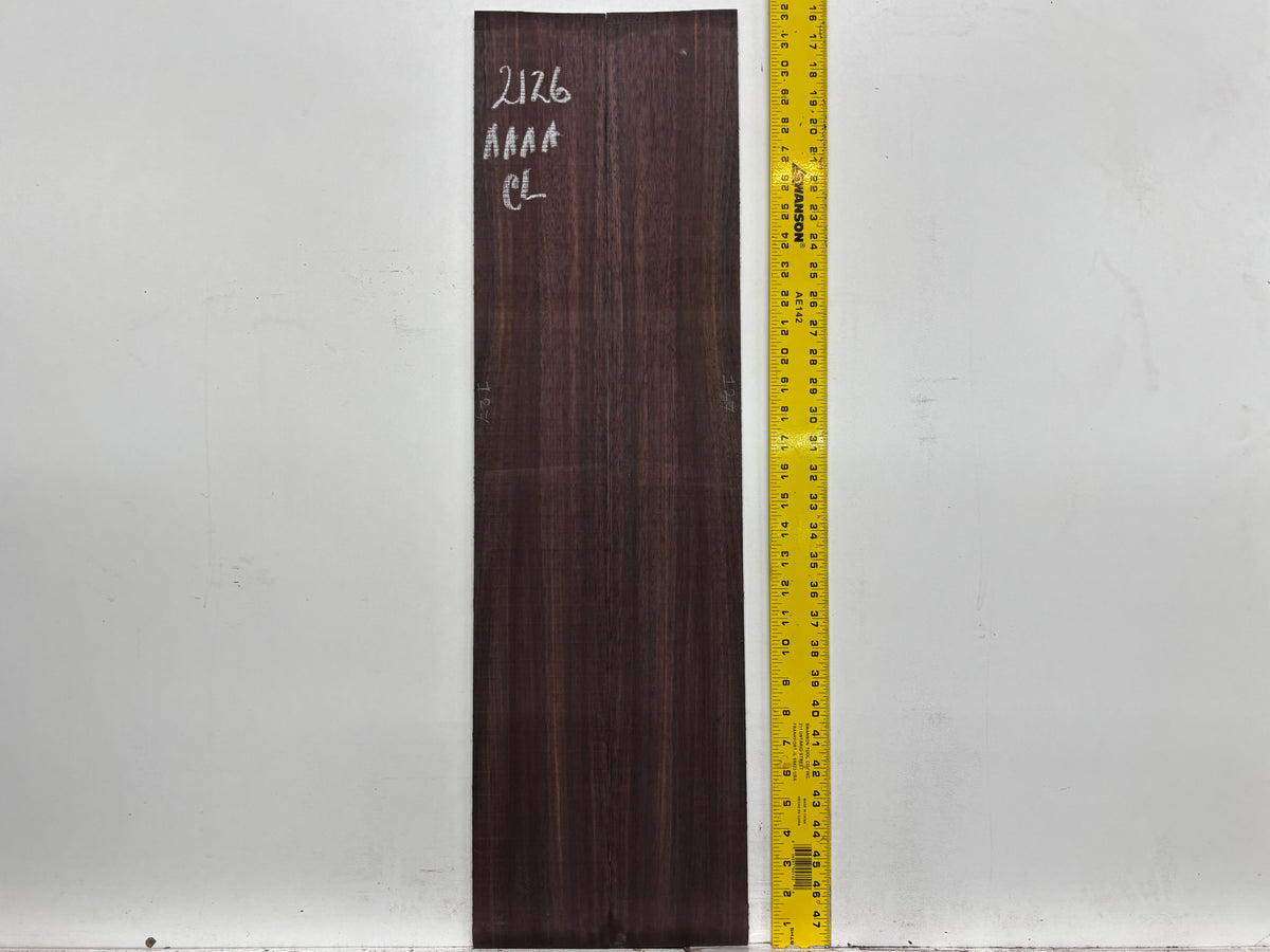 East Indian Rosewood Classical AAAA Grade Guitar Back & Side Set #2126 - Exotic Wood Zone