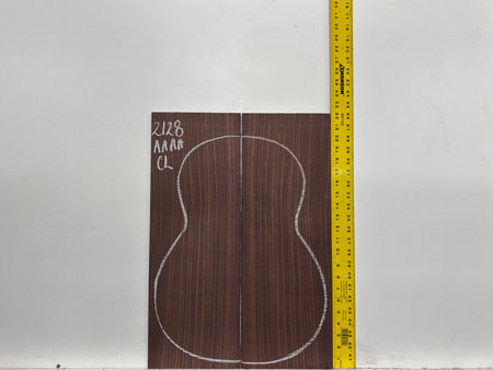 East Indian Rosewood Classical AAAA Grade Guitar Back & Side Set #2128 - Exotic Wood Zone