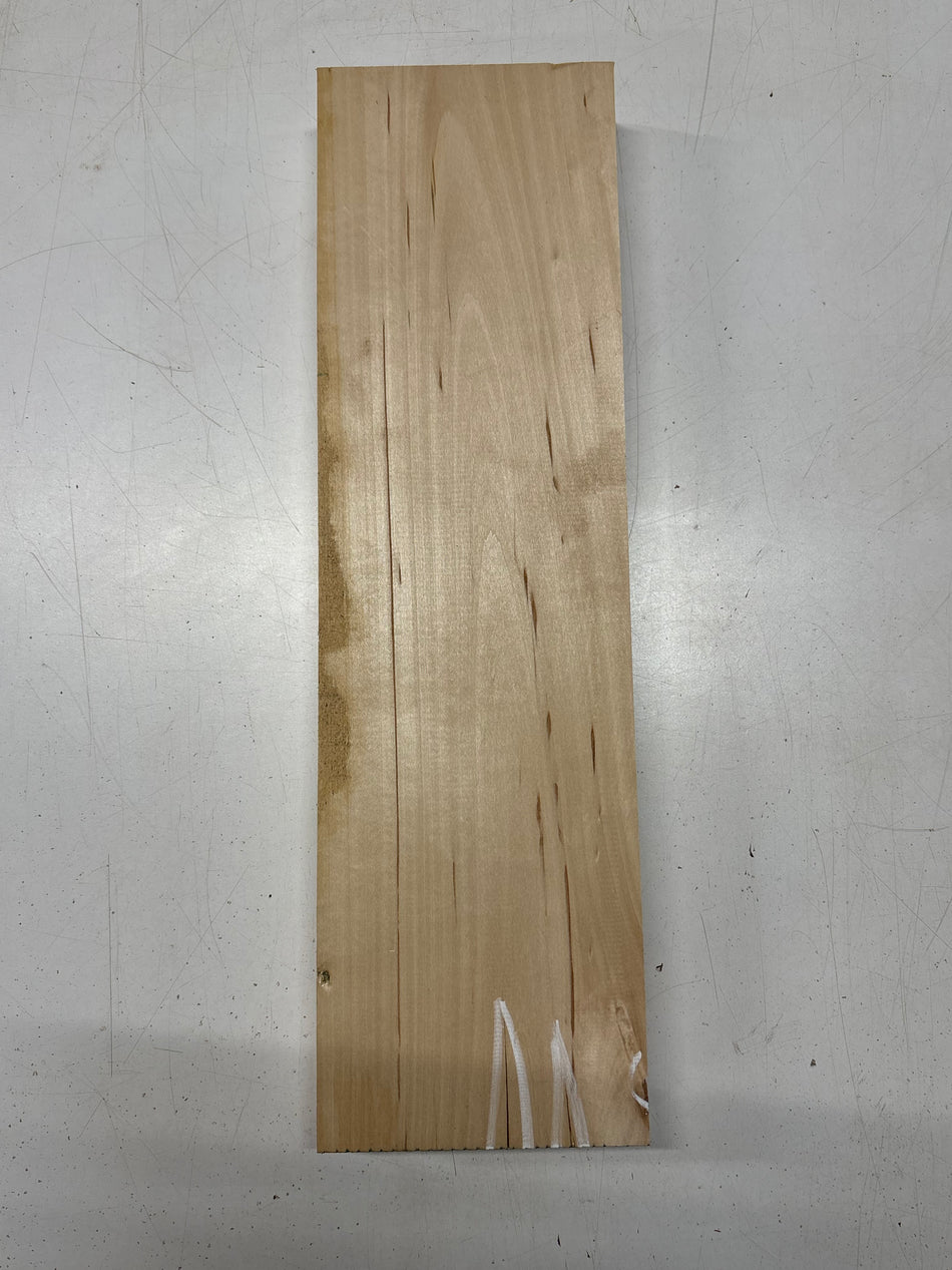 1 Piece, Basswood Lumber Board Blank 19-1/2'x5-1/2"x1-3/4"#7824 - Exotic Wood Zone