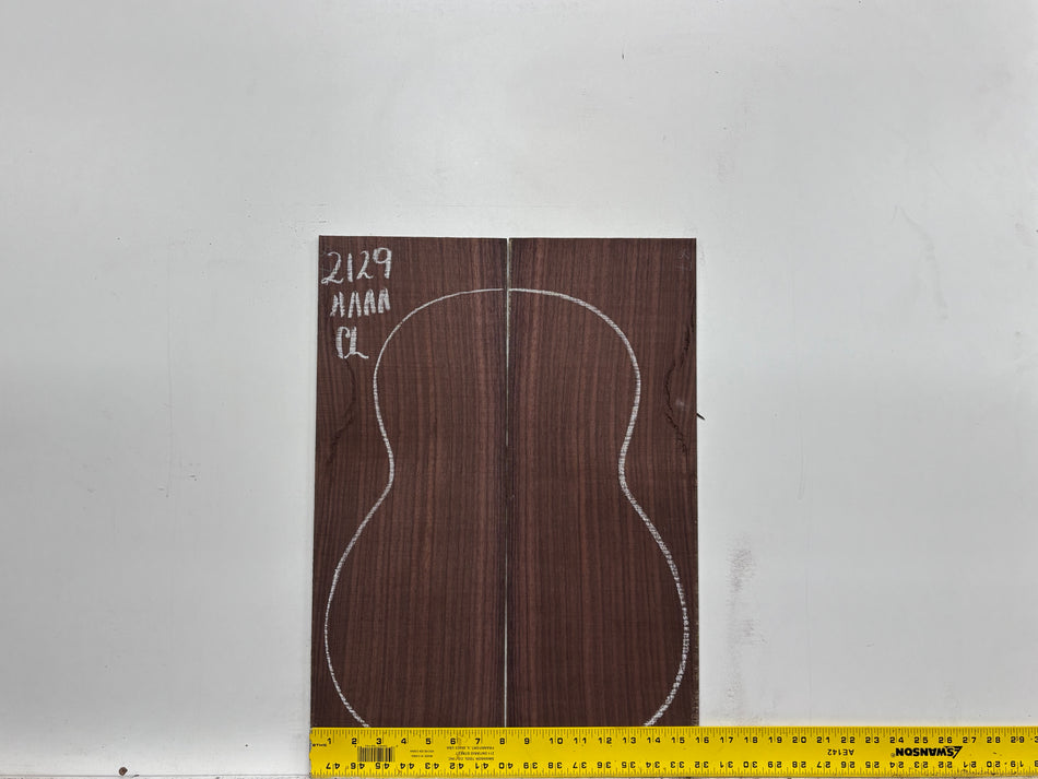East Indian Rosewood Classical AAAA Grade Guitar Back & Side Set #2129 - Exotic Wood Zone
