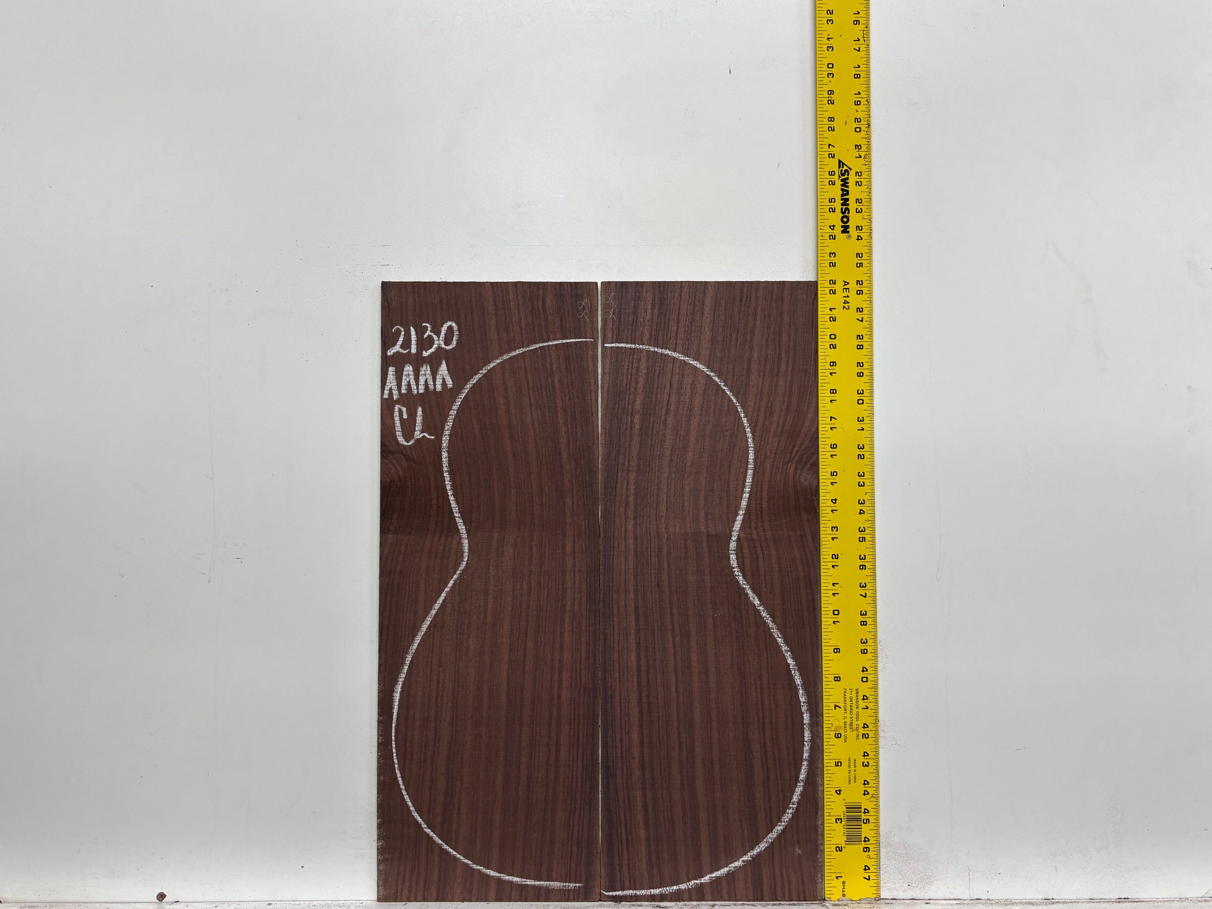 East Indian Rosewood Classical AAAA Grade Guitar Back & Side Set #2130 - Exotic Wood Zone