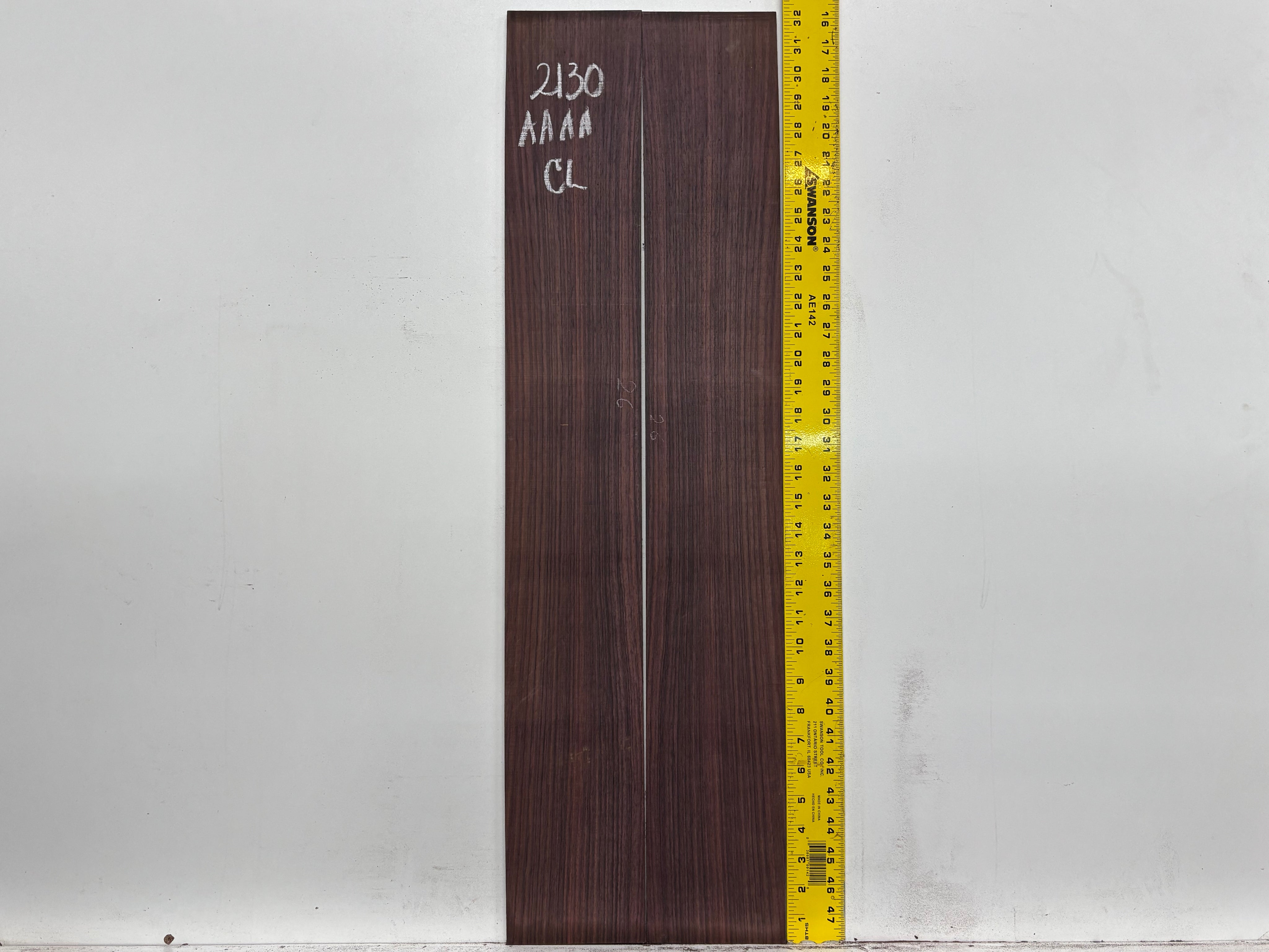 East Indian Rosewood Classical AAAA Grade Guitar Back & Side Set #2130 - Exotic Wood Zone
