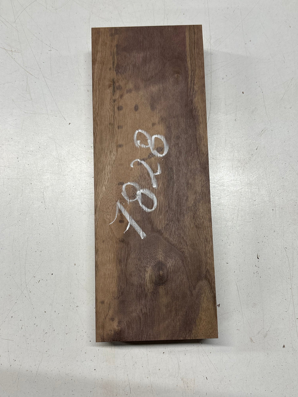 1 Piece, Walnut Lumber Board Blank 13"x4-3/4"x2"#7828 Exotic Wood Zone New 