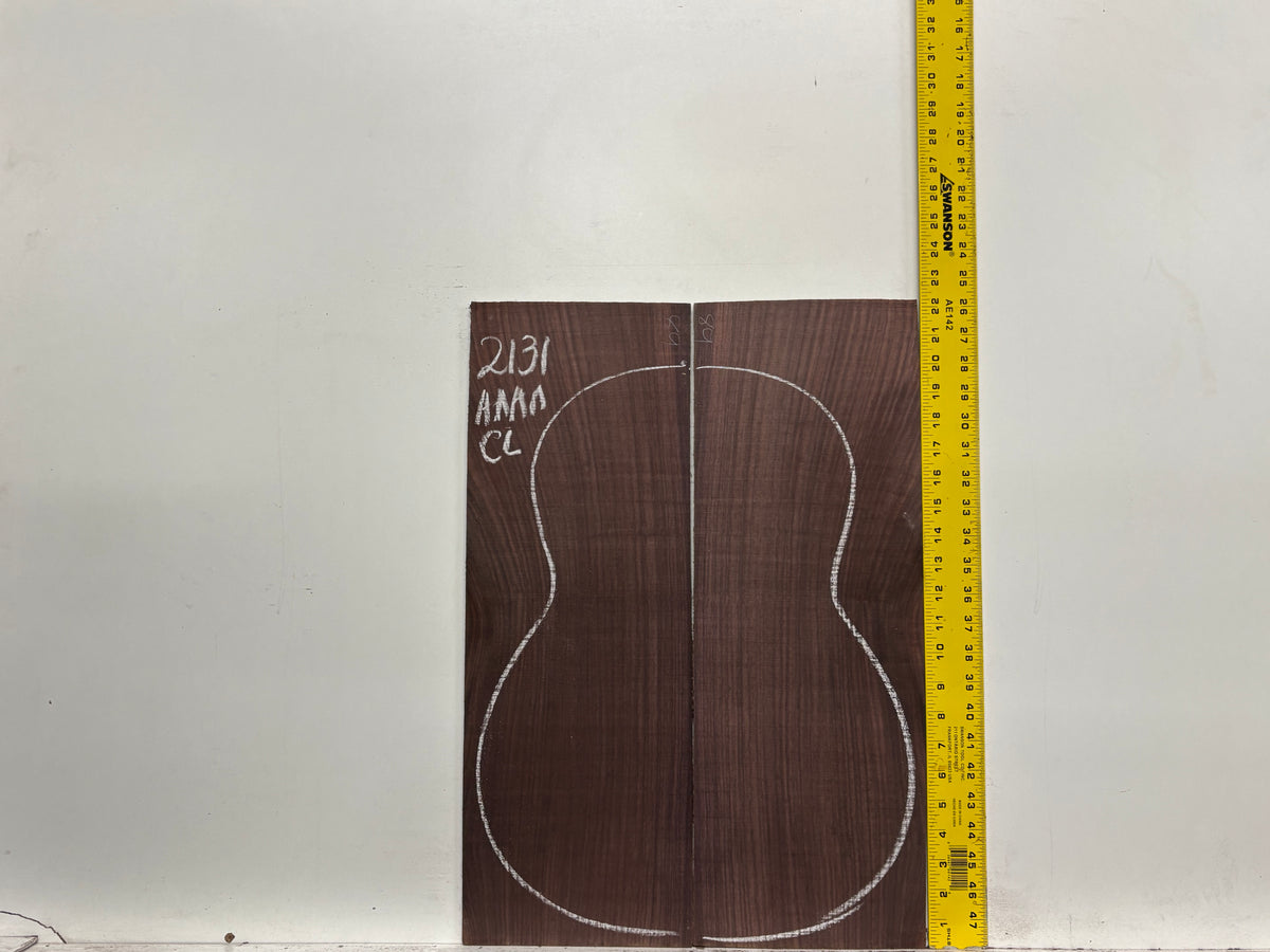 East Indian Rosewood Classical AAAA Grade Guitar Back & Side Set #2131 - Exotic Wood Zone