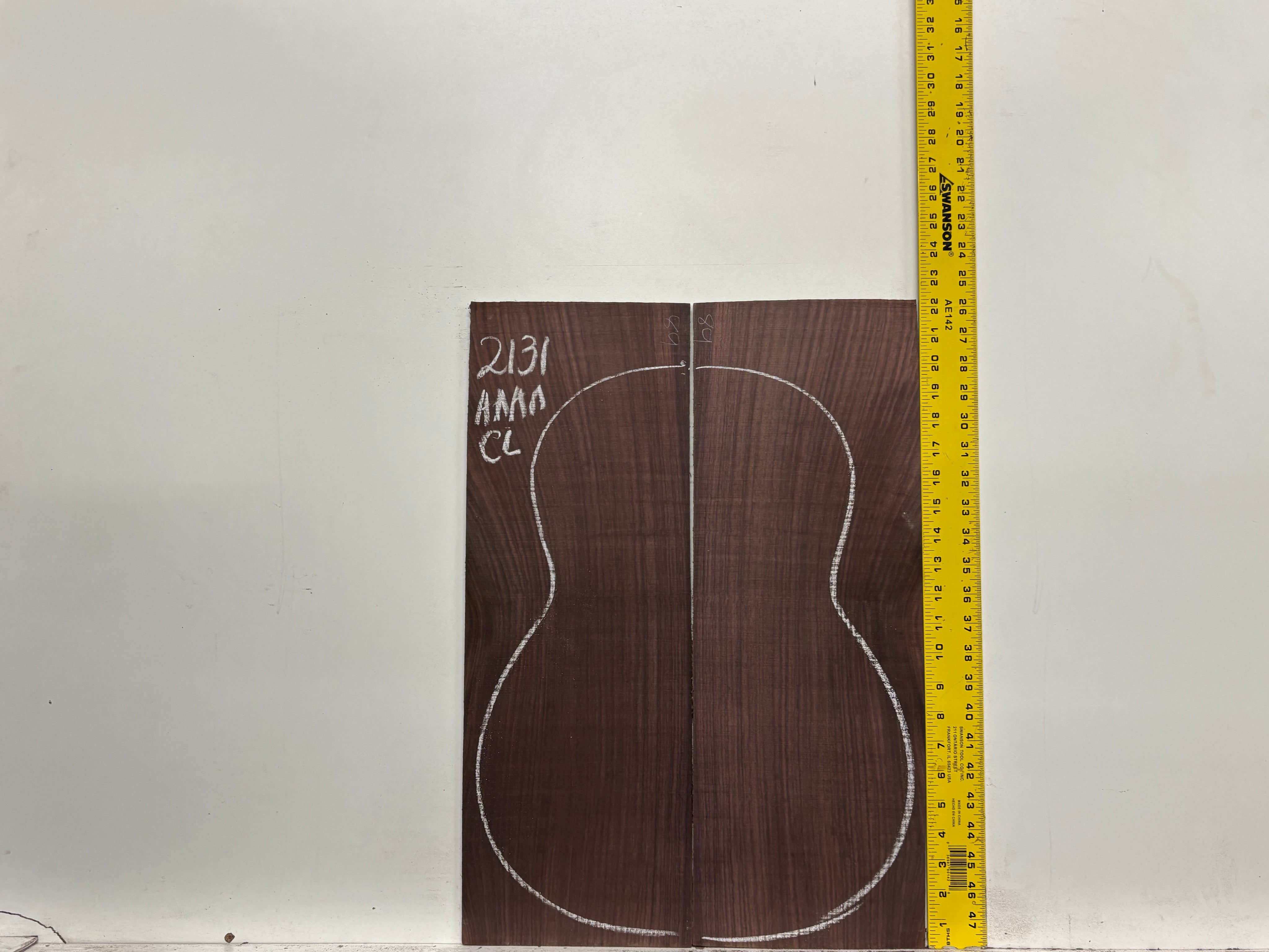 East Indian Rosewood Classical AAAA Grade Guitar Back & Side Set #2131 - Exotic Wood Zone