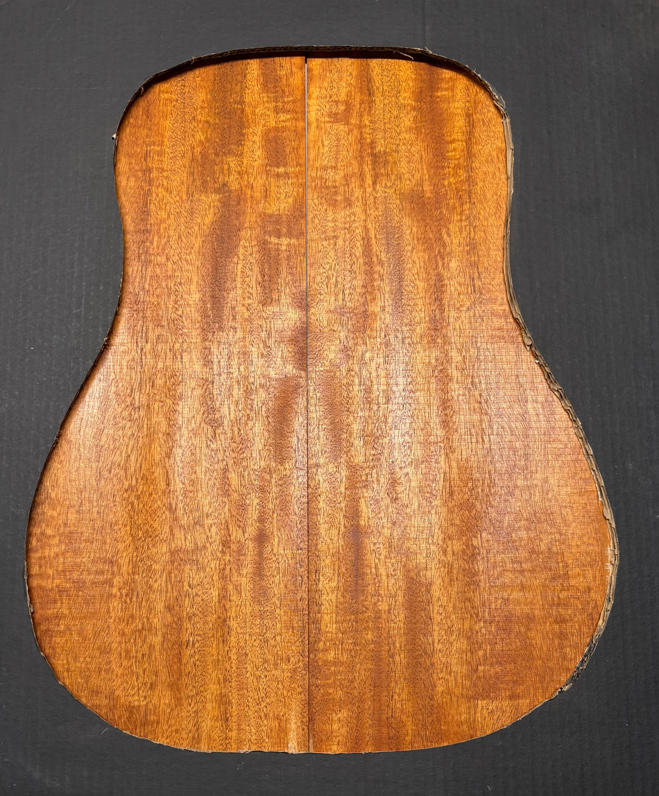 Flame Genuine Mahogany Dreadnought Guitar Back & Side Set #4005
