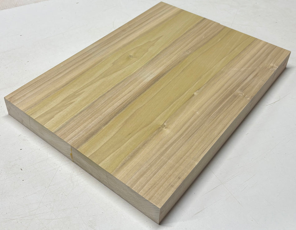 Poplar Guitar Body Blank - 21" x 15" x 1-3/4" (2 Pcs Glued) #416