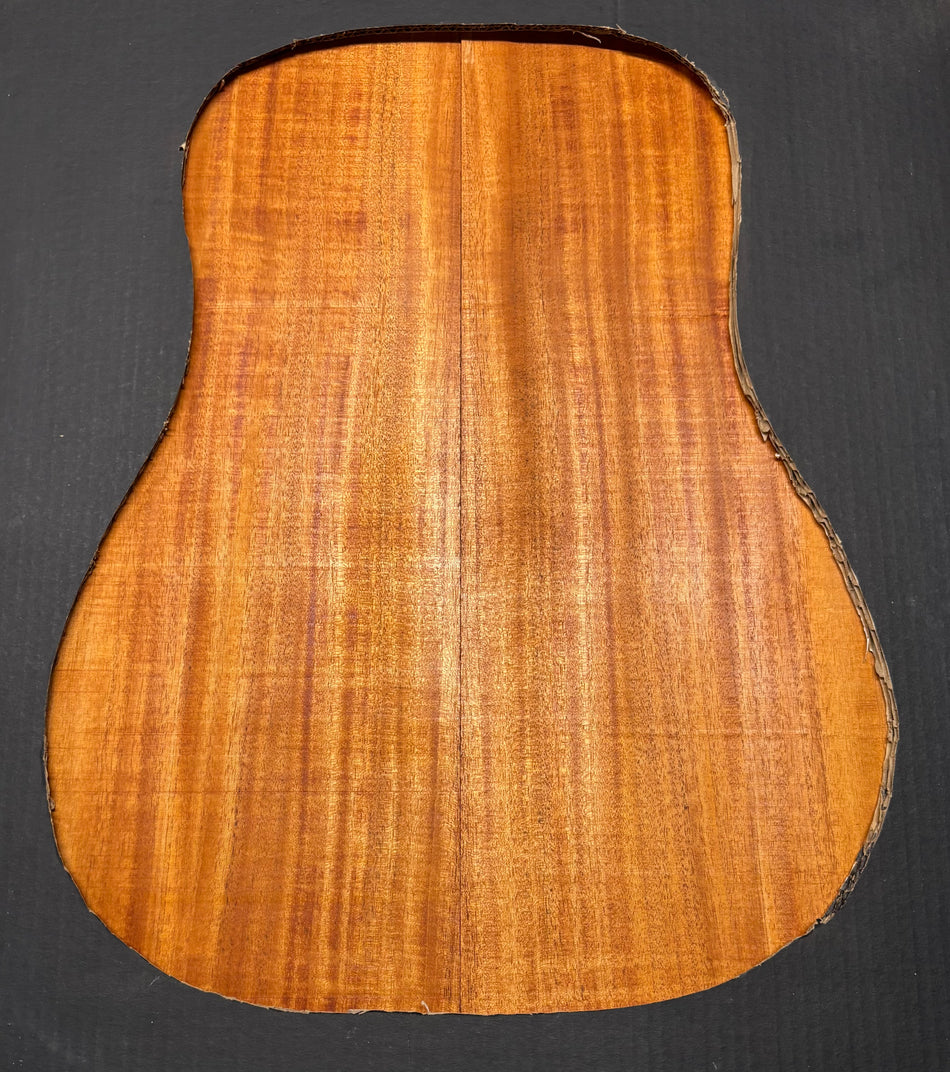 Flame Genuine Mahogany Dreadnought Guitar Back & Side Set #4007