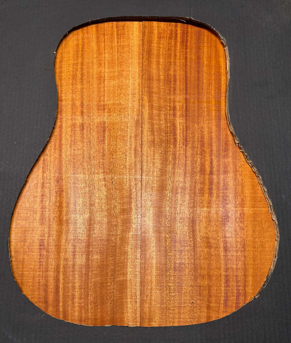 Flame Genuine Mahogany Dreadnought Guitar Back & Side Set #4008