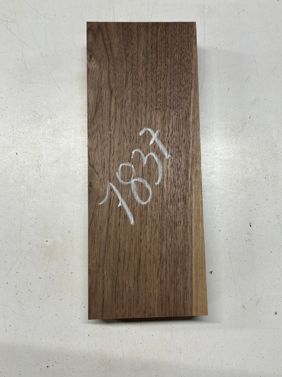 1 Piece, Black Walnut Lumber Board Blank 12"x4-3/4"x1-7/8"#7837 - Exotic Wood Zone