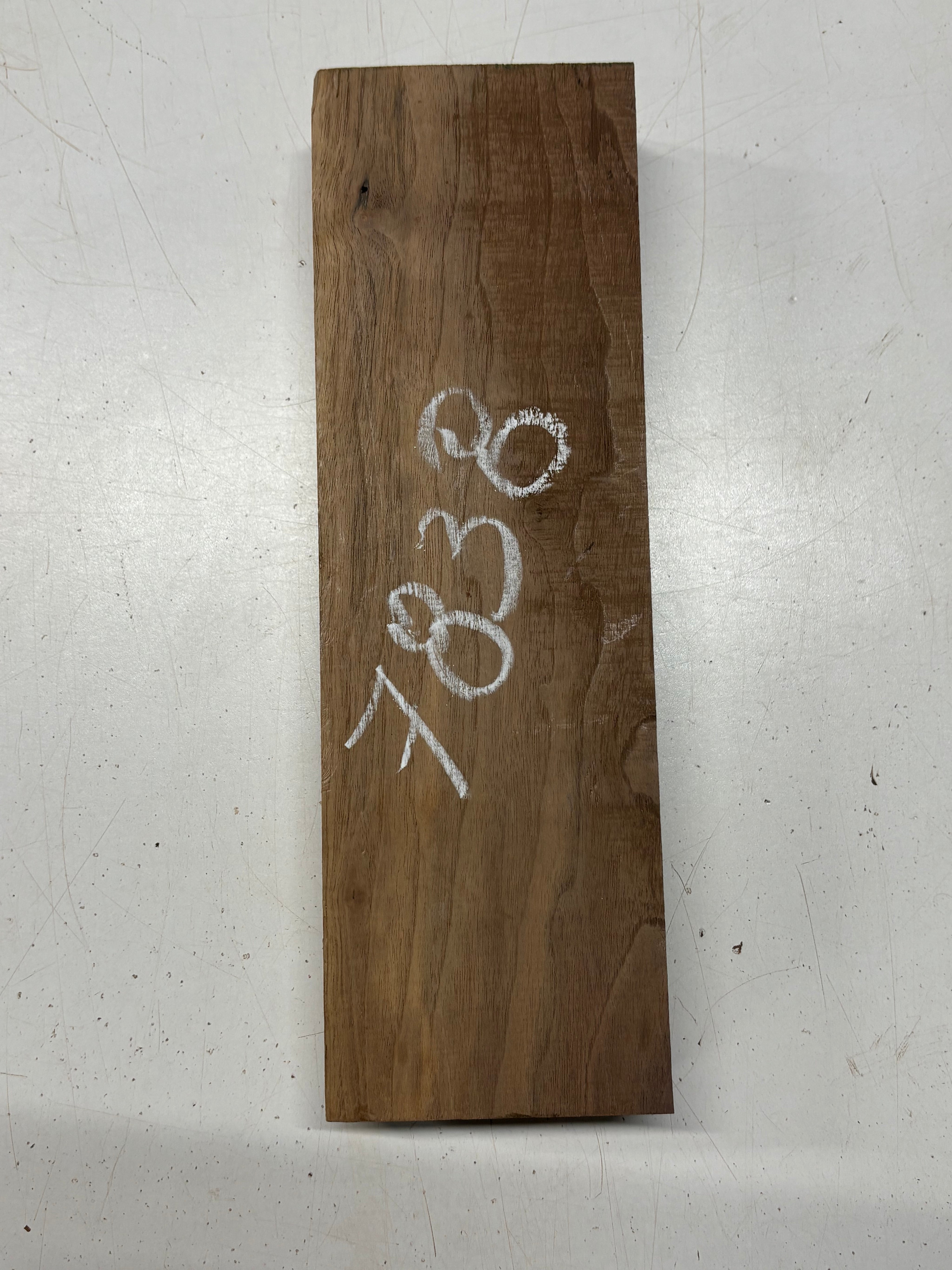 1 Piece, Black Walnut Lumber Board Blank 12"x3-7/8"x1-7/8"#7838 - Exotic Wood Zone