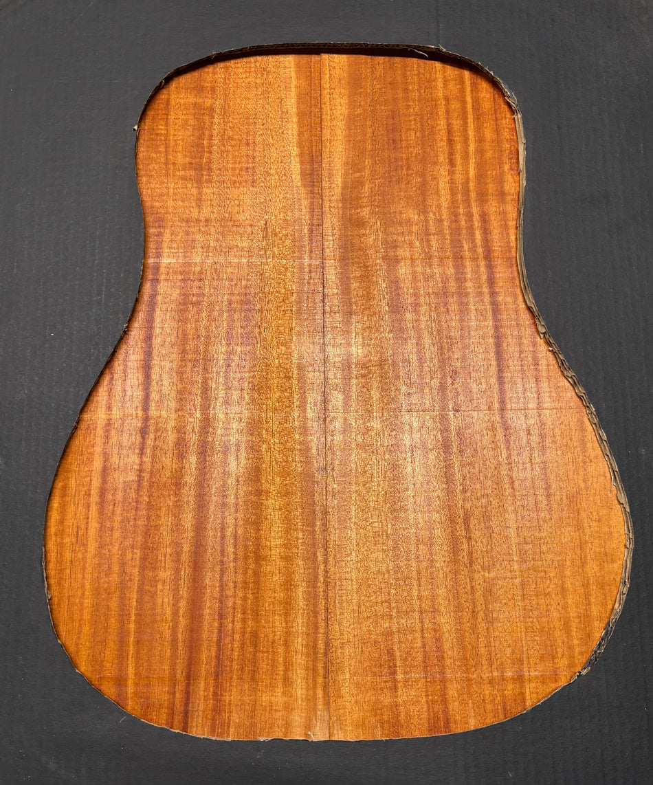 Flame Genuine Mahogany Dreadnought Guitar Back & Side Set #4009